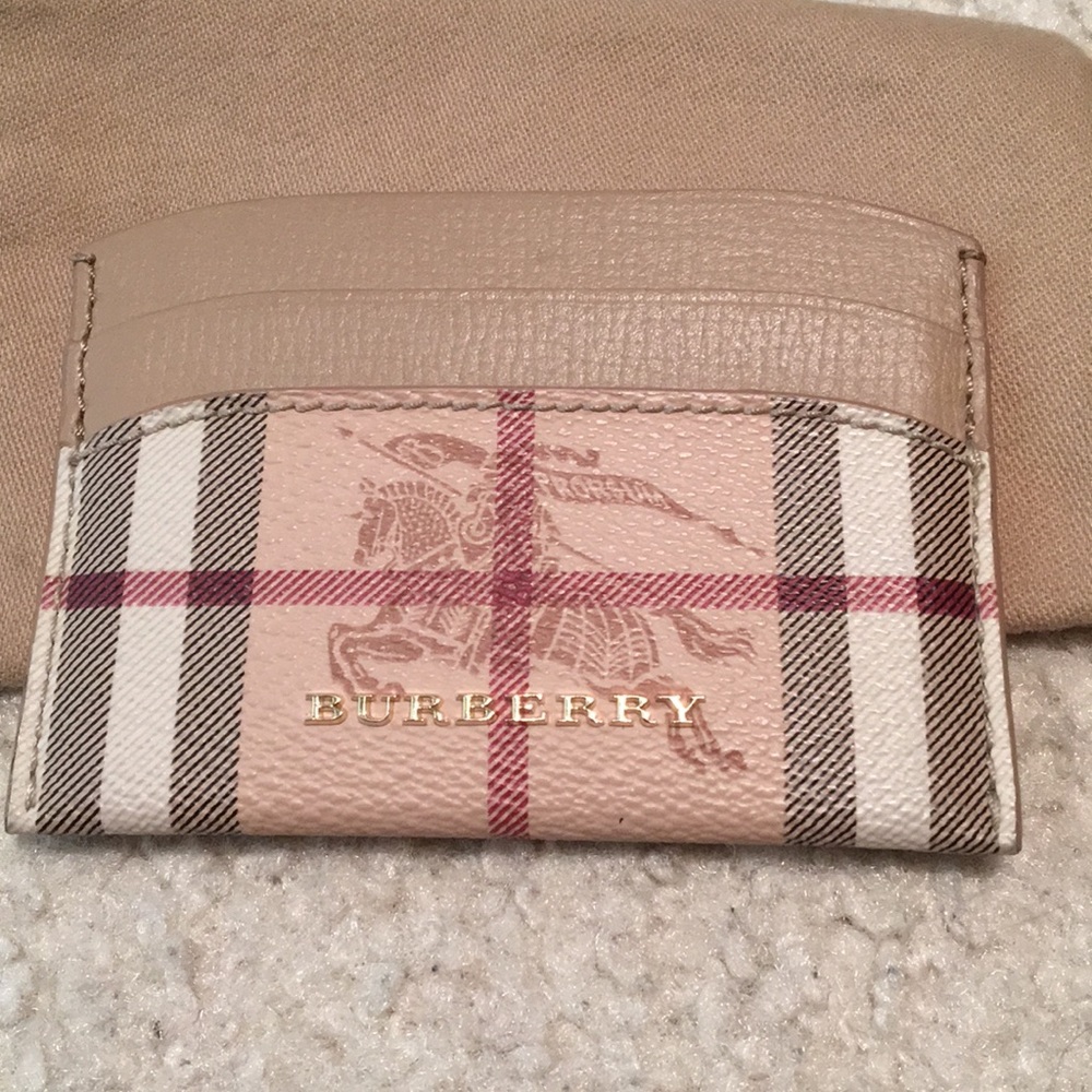 Authentic Burberry card case
